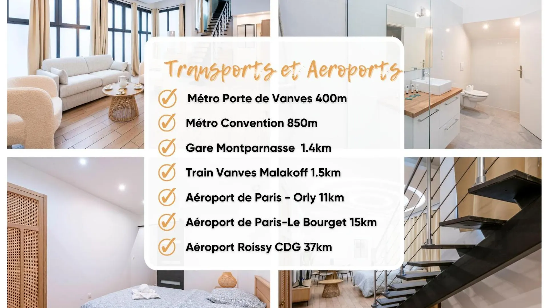 Apartment Magnifique Loft Le Brando - 3 Chambres - 2 Salles De Bain - 10 Personnes - Proximite Parc Des Expositions Paris